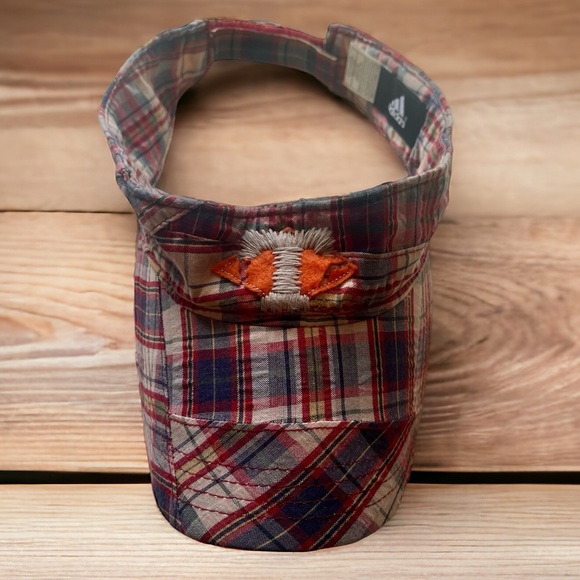 Adidas Distressed UT Football Visor Hat Velcro Great for beach, sun, golf - Picture 2 of 10